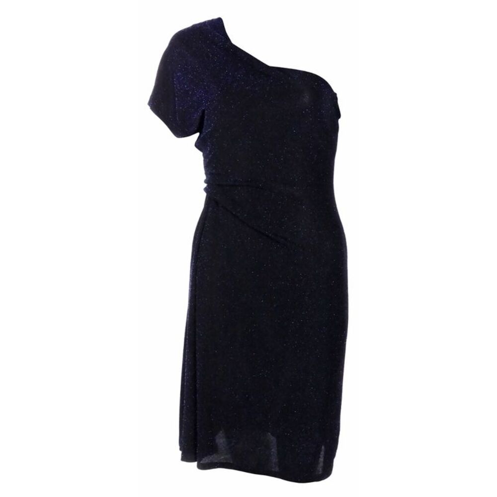 Nine West Women's Asymmetrical One-Sleeve Dress - Blue Spell